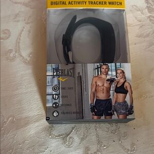 Everlast Black Digital Activity Tracker Watch